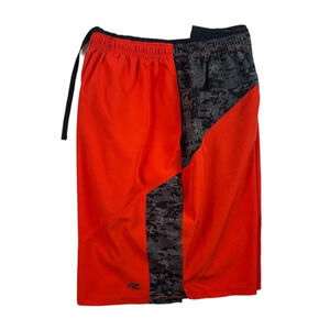 SH376 Mens Roadrunner Sports Athletic Training Running Shorts w Built in liner L